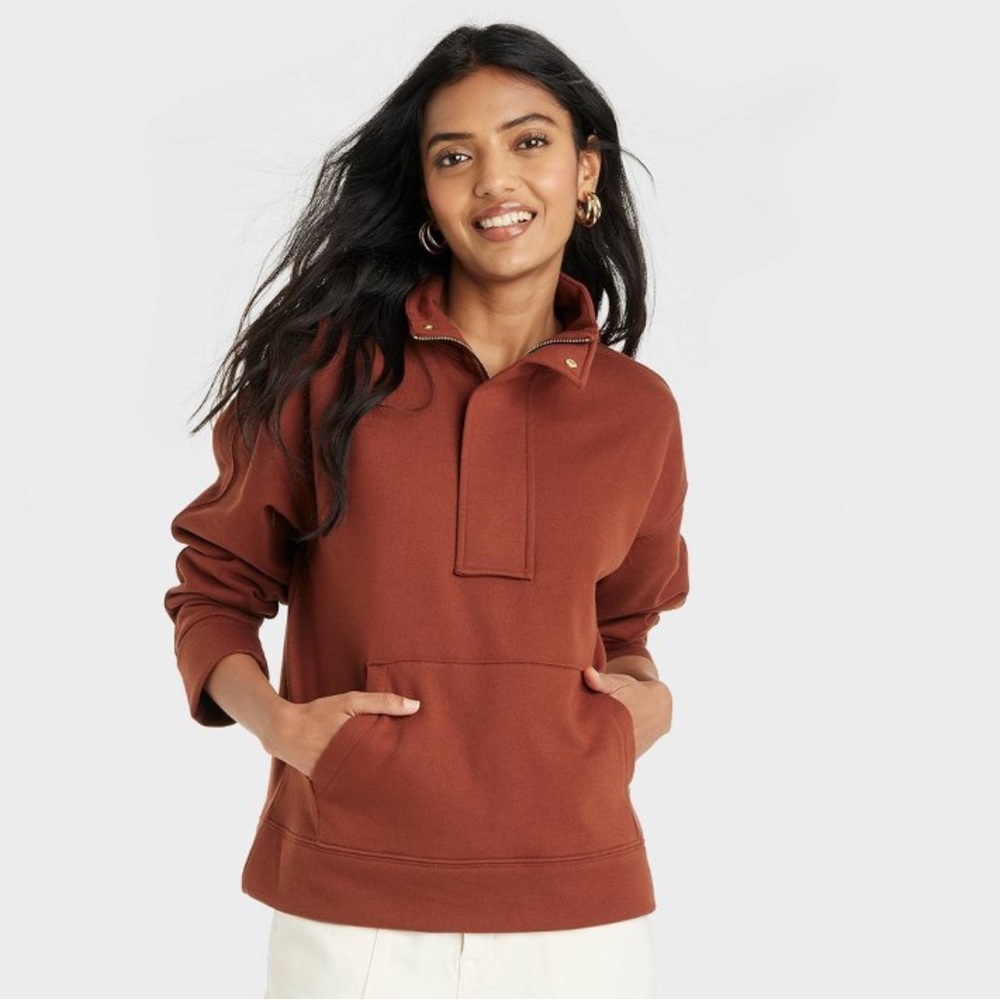 Quarter zip sweatshirt - A New Day - medium